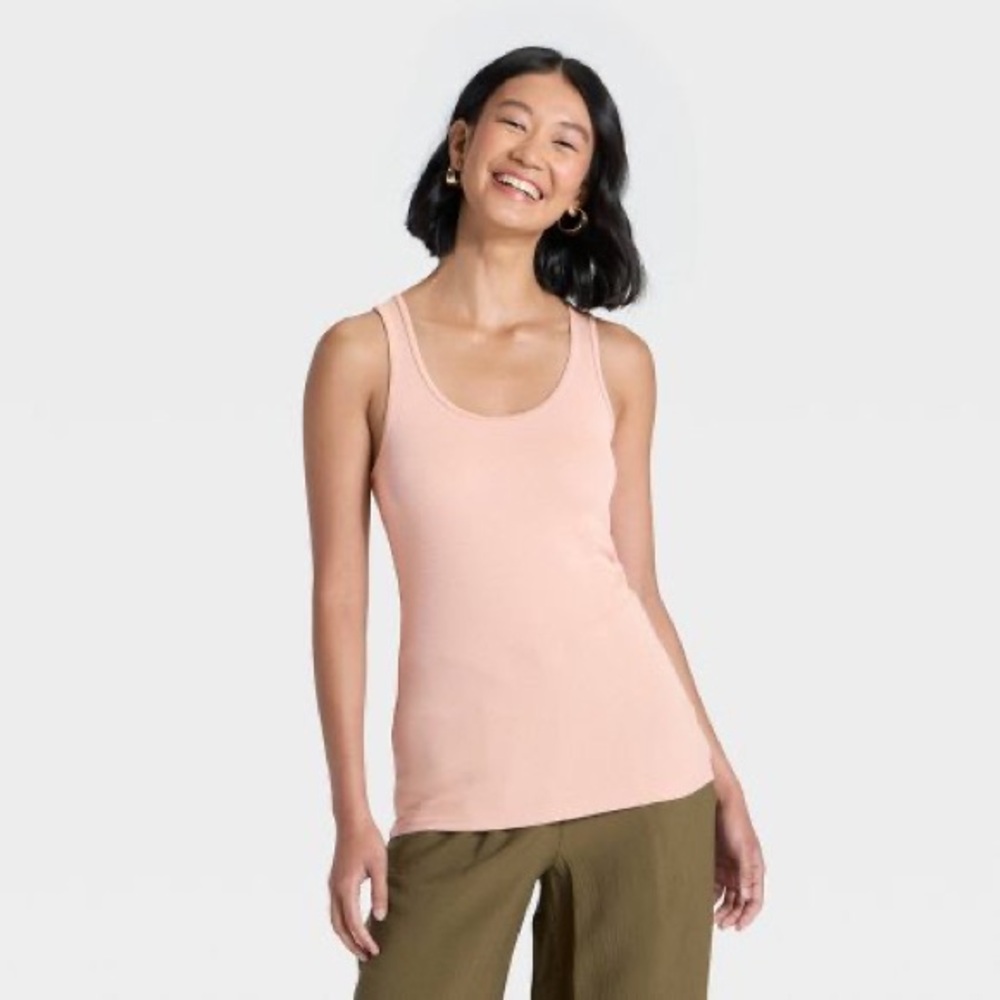 A New Day | Fitted Pink Tank Top